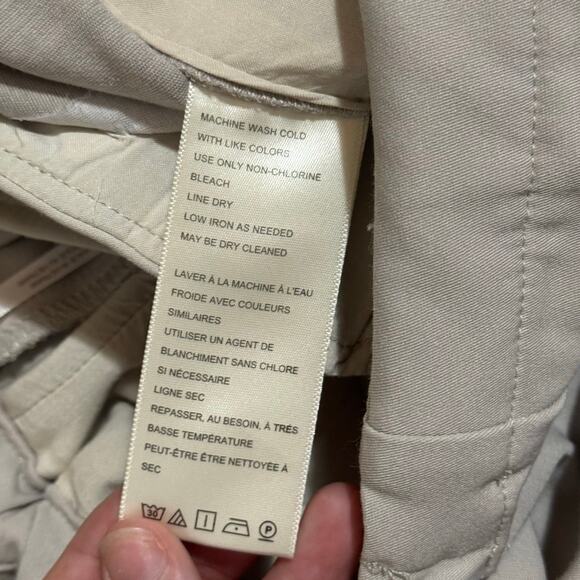 NWOT Women's Size S Free People Gray Pleated Wide Leg Tyler Menswear Trousers - Picture 8 of 8